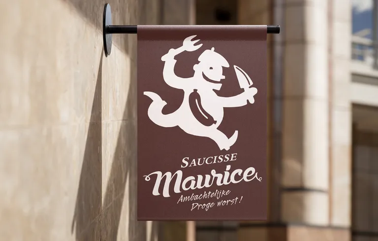 Sauccisse Maurice Wall Mounted Flag